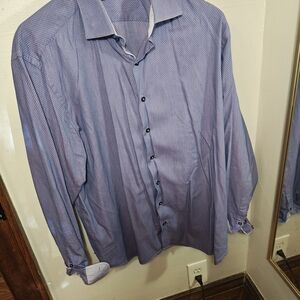 Men's Blue Dress Shirt